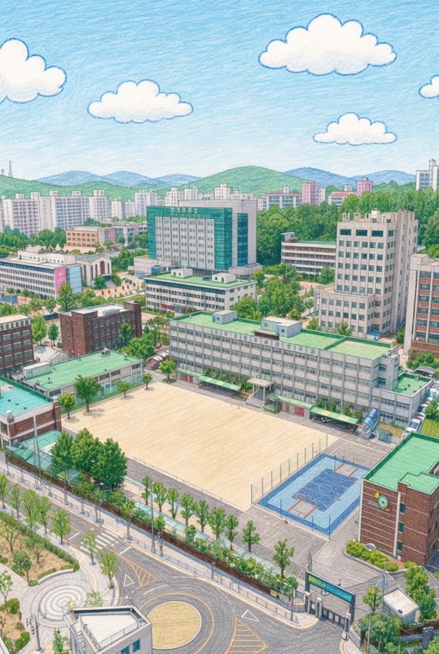 인덕과학기술고 크레파스 그림