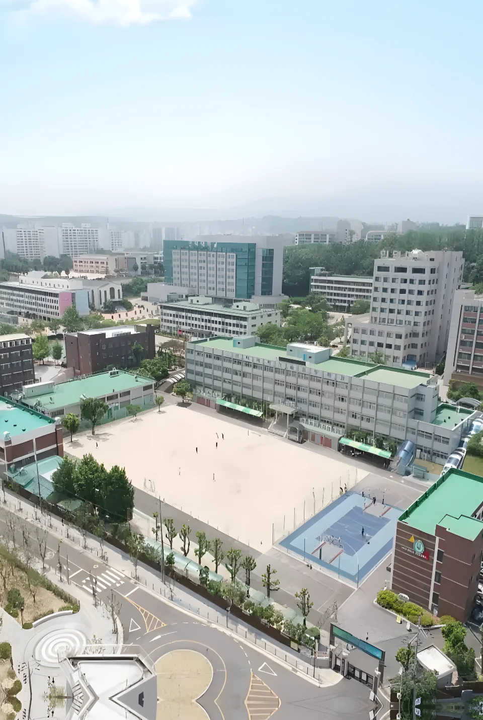 인덕과학기술고 전경 사진